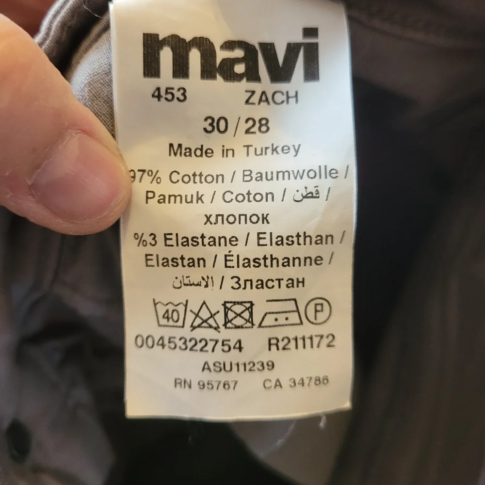 Mavi Men's Gray Jeans